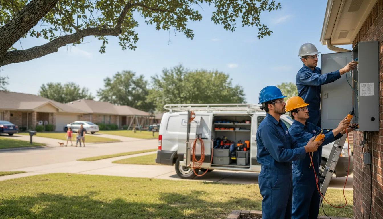 Certified electrician providing emergency electrical services in New Ulm, MN